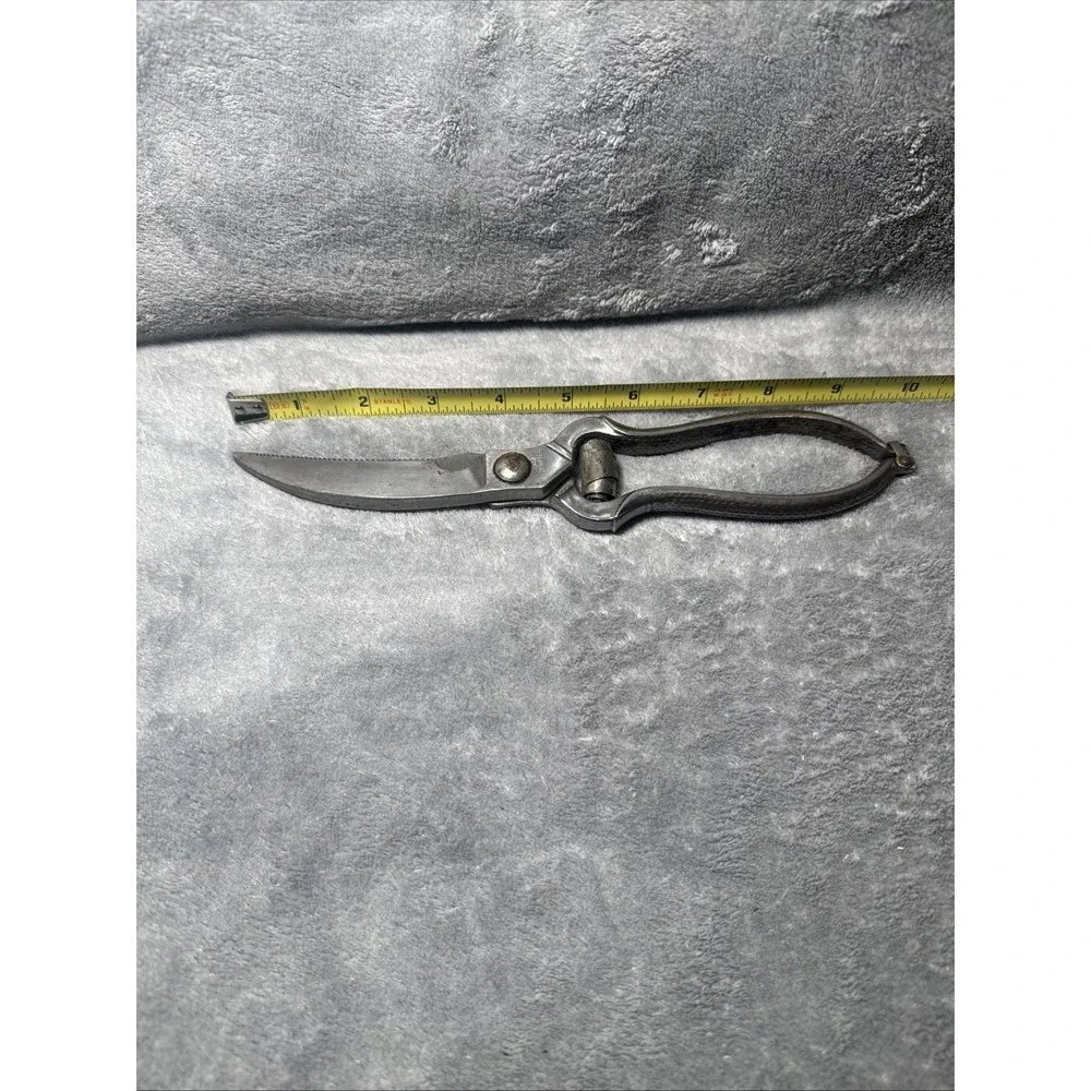 Vtg Stainless Steel Shears Scissors 10